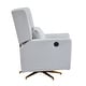 preview thumbnail 22 of 45, Boucle Metal Base Power Recliner Chair with 360° Swivel, 90°-165° Adjustable Backrest, Extended Footrest
