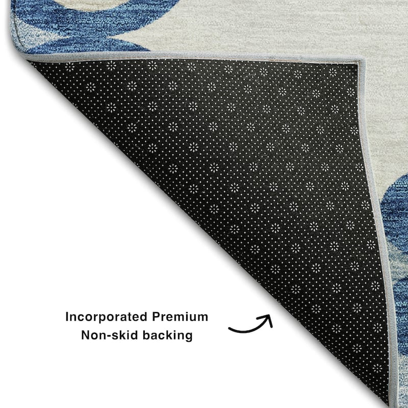 Premium Washable Super Soft Ornate Scroll Mayfield Rug