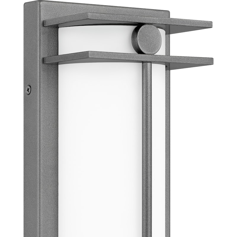 Syndall Outdoor Wall Lantern - Titanium