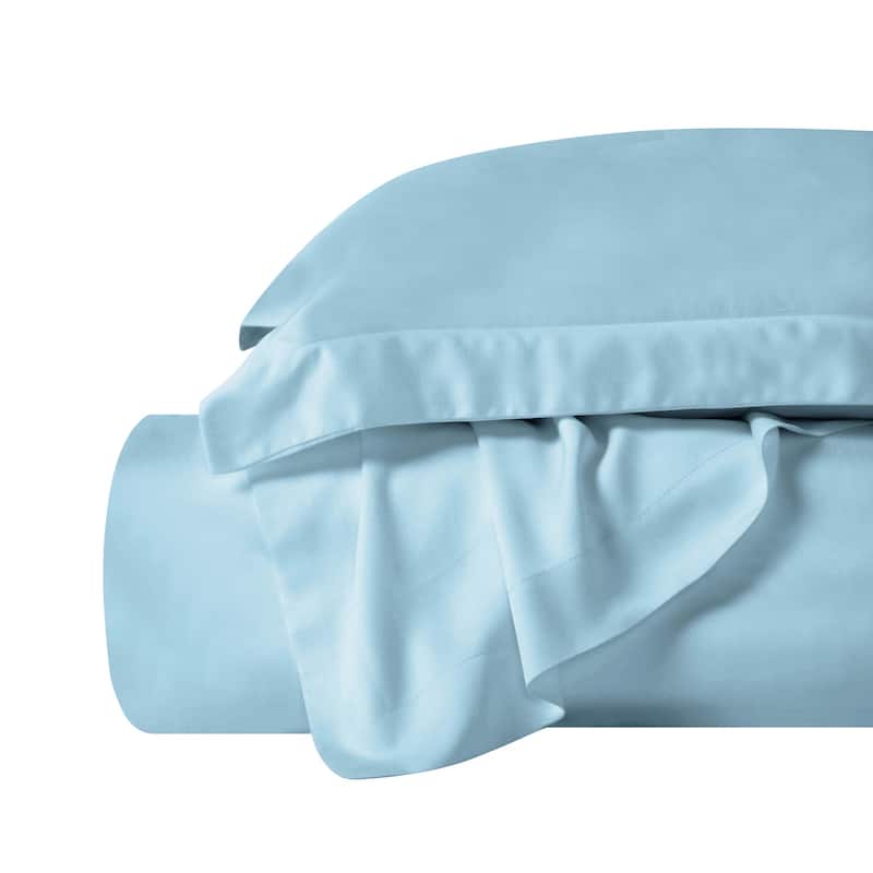 Superior Modal From Beechwood 400 Thread Count Solid Duvet Cover Set