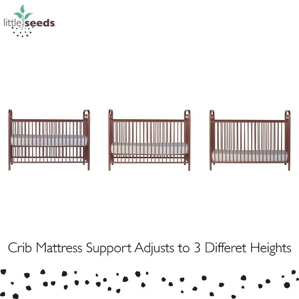 Rose gold metal crib discount