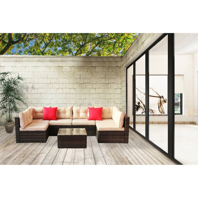 7 Pieces Patio Furniture Set