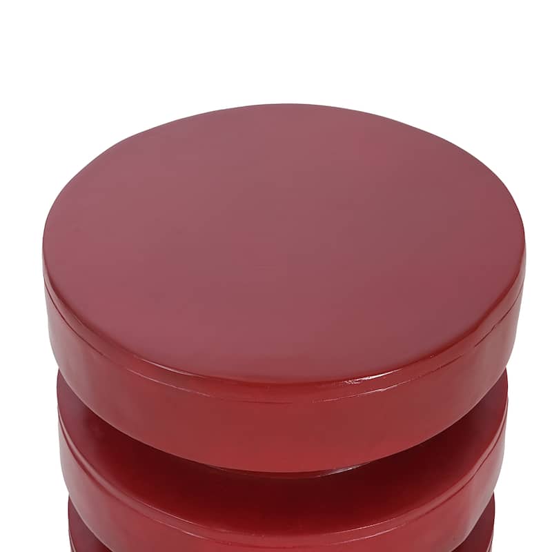 Christopher Knight Home - Aurex Modern Outdoor MGO Side Table with 3-Tier Sculptural Design