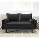 preview thumbnail 20 of 18, Luis Mid-century Modern Tufted Velvet Loveseat