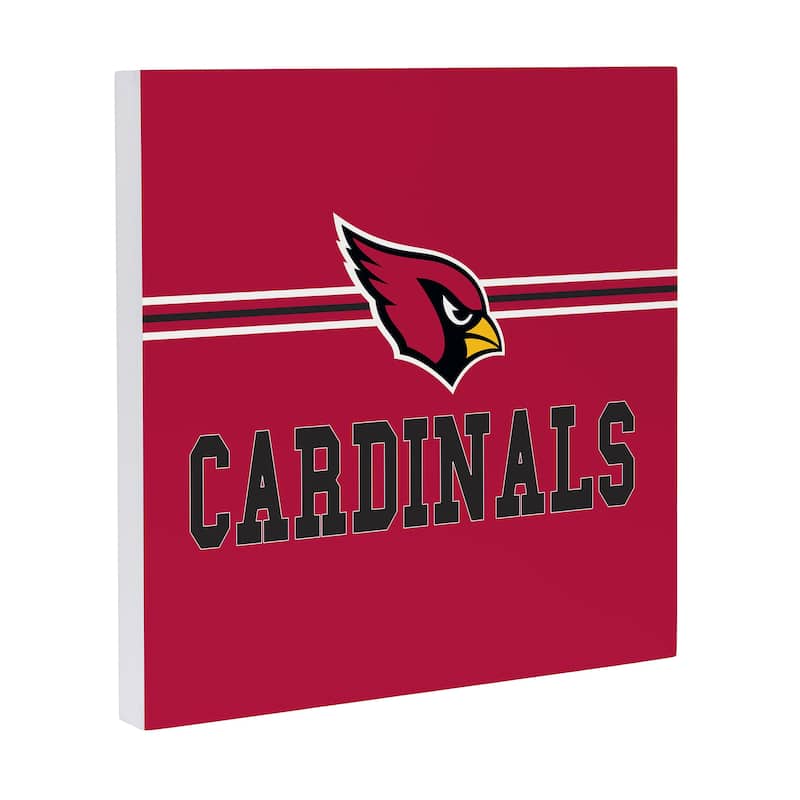 Arizona Cardinals Wooden Door Decor Wall Sign - Multi-Color