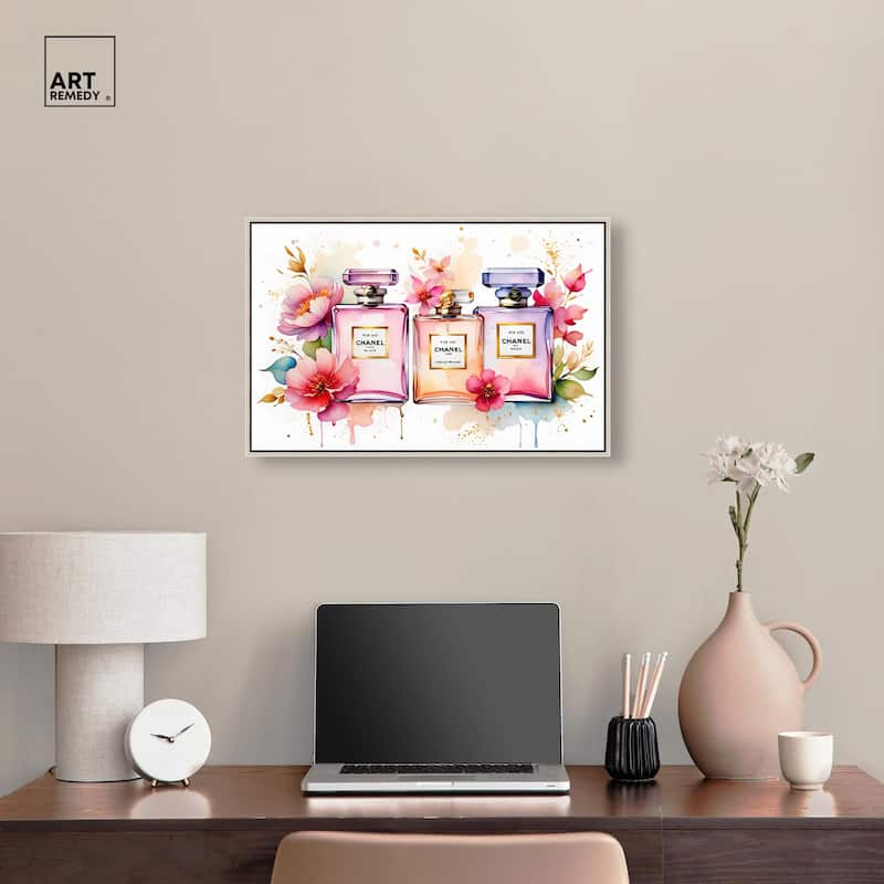 Floral Fragrance Canvas by Art Remedy