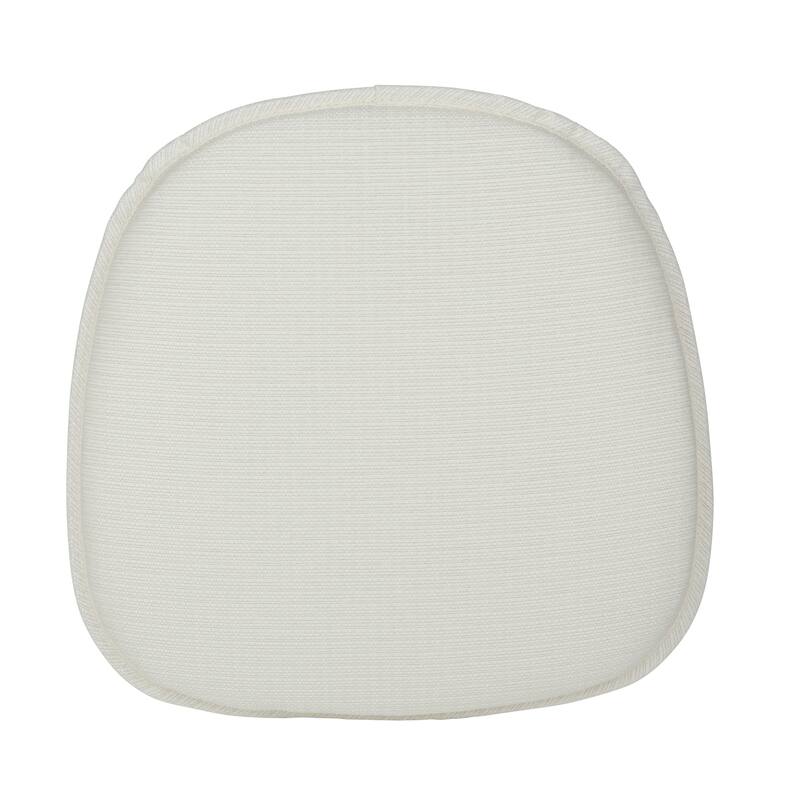 Klear Vu Gripper Non-Slip Mid Century Modern Shell Dining Chair Upholstered Cushion