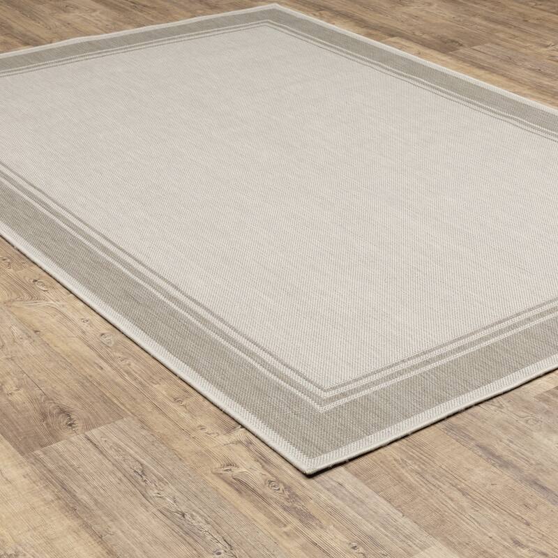 Vista Home Palmetto Simple Border Indoor/ Outdoor Area Rug