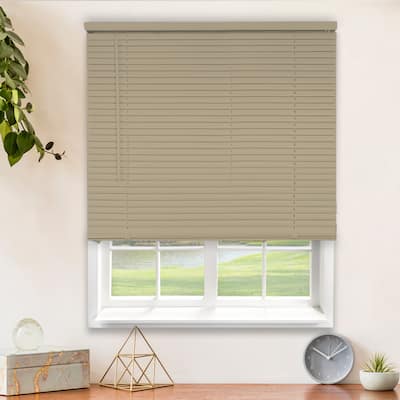 CHICOLOGY Cordless 1-Inch Vinyl Mini Blinds, Room Darkening