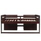 preview thumbnail 13 of 17, Contemporary Design Twin size Loft Bed with Two Shelves and Two drawers, Unique Quality Assurance, Solid Construction, Espresso