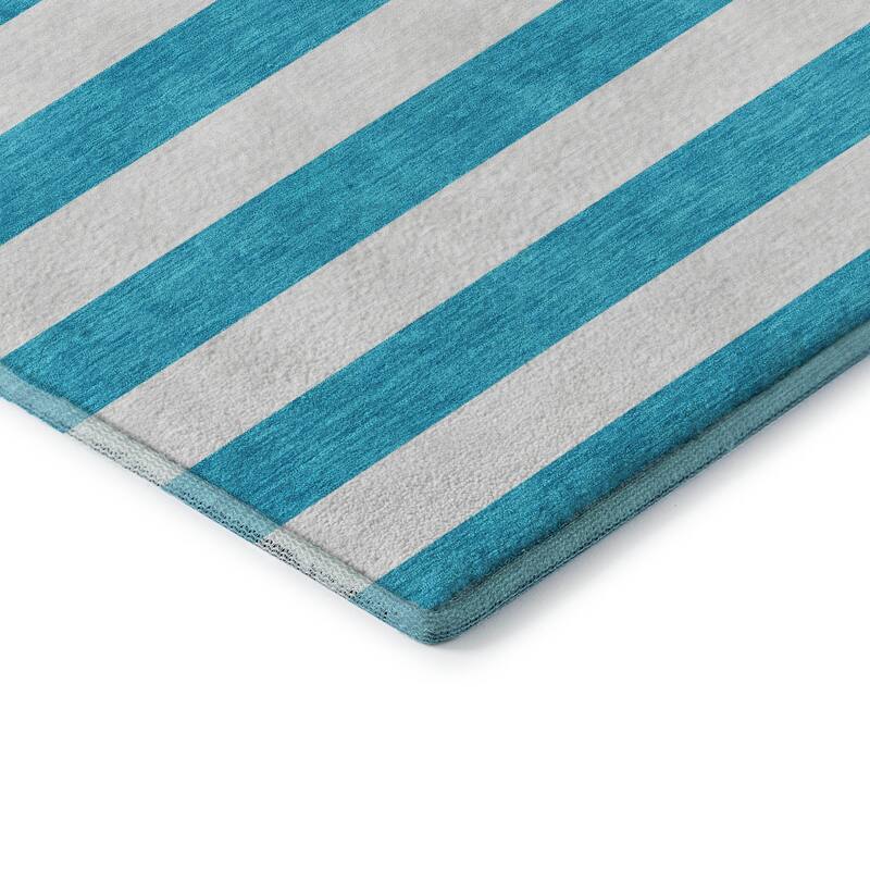 Premium Washable Super Soft Cabana Stripe Mayfield Rug