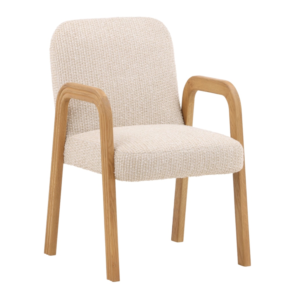 Wynter Wood Upholstered Dining Chair, Beige Sand