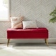 preview thumbnail 19 of 137, HULALA HOME Neptunus Modern 45.5" W Velvet Bedroom Storage Bench for End of Bed with Nailhead Trim