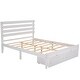 preview thumbnail 4 of 16, Full Size Platform Bed with Drawers