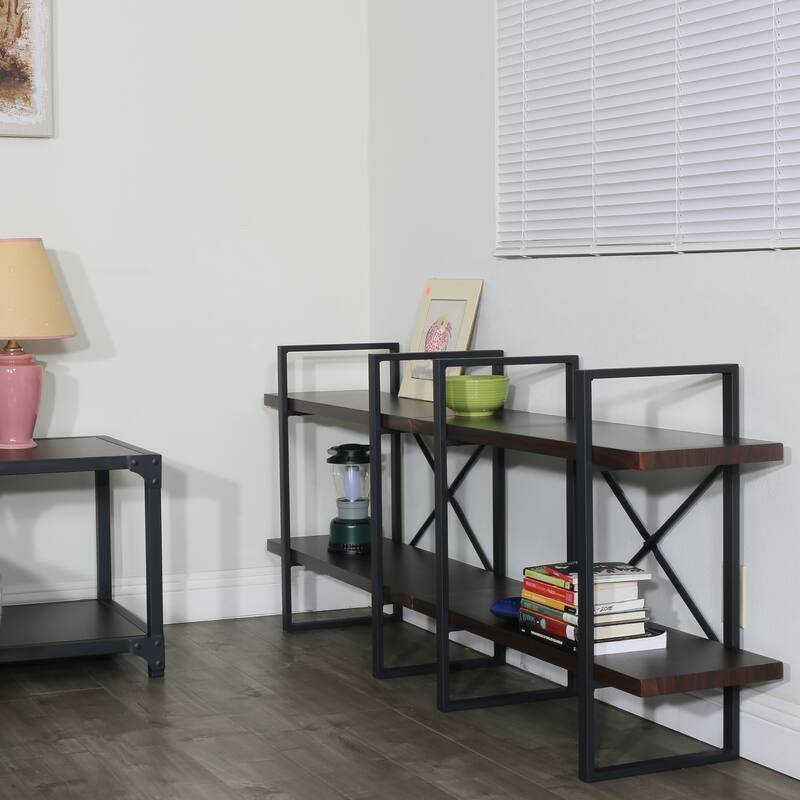 2-Tier longer with open shelving by DAVEE FURNITURE INC - 70.86*28.35*11.34