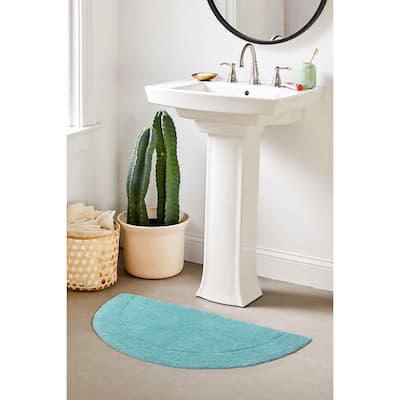 Home Weavers Waterford Collection Absorbent Cotton Machine Washable and Dry Slice Rug 17"x30"