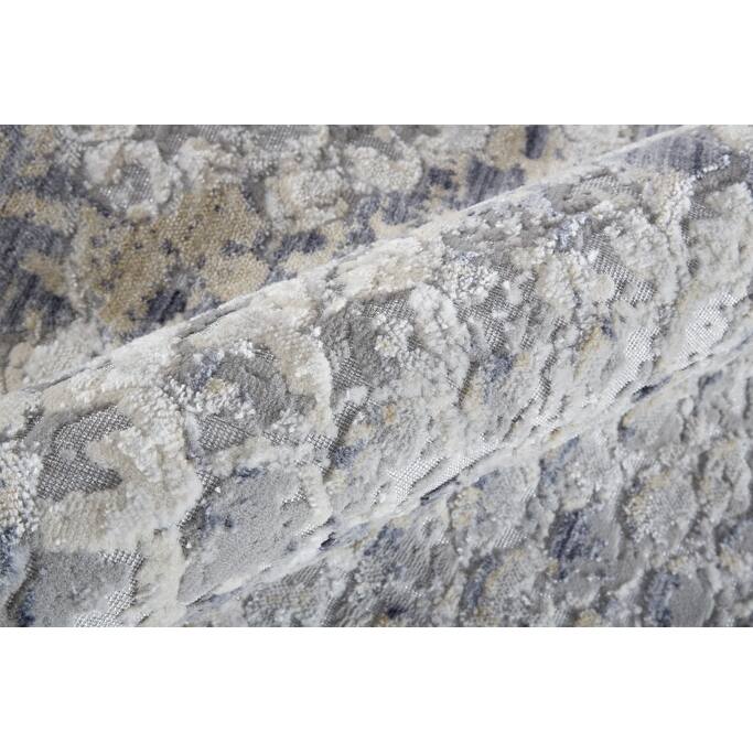Wumi Power Loomed Distressed Area Rug By HomeRoots - 4' x 6'