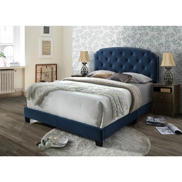 DG Casa Wembley Button Tufted Upholstered Bed Bed Bath Beyond 21906833