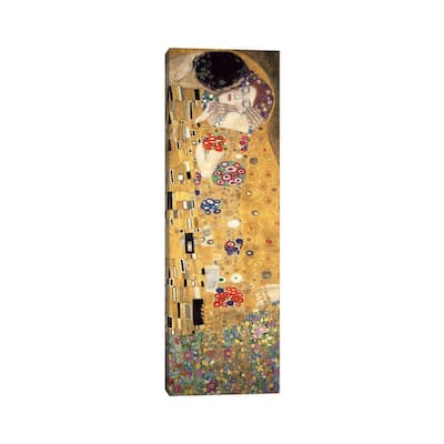 iCanvas "The Kiss, Cropped Vertical" by Gustav Klimt Canvas Print