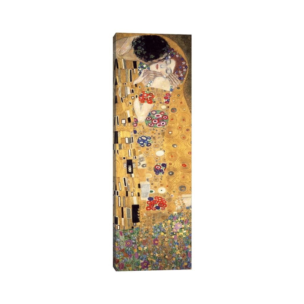 iCanvas "The Kiss, Cropped Vertical" by Gustav Klimt Canvas Print
