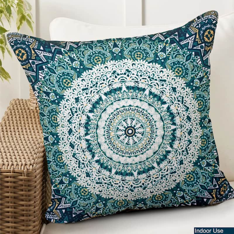 Premium Indoor/Outdoor Throw Pillows with Inserts for Patio Furniture, Chairs, and Indoor Décor |12''x20''| 18''x18''