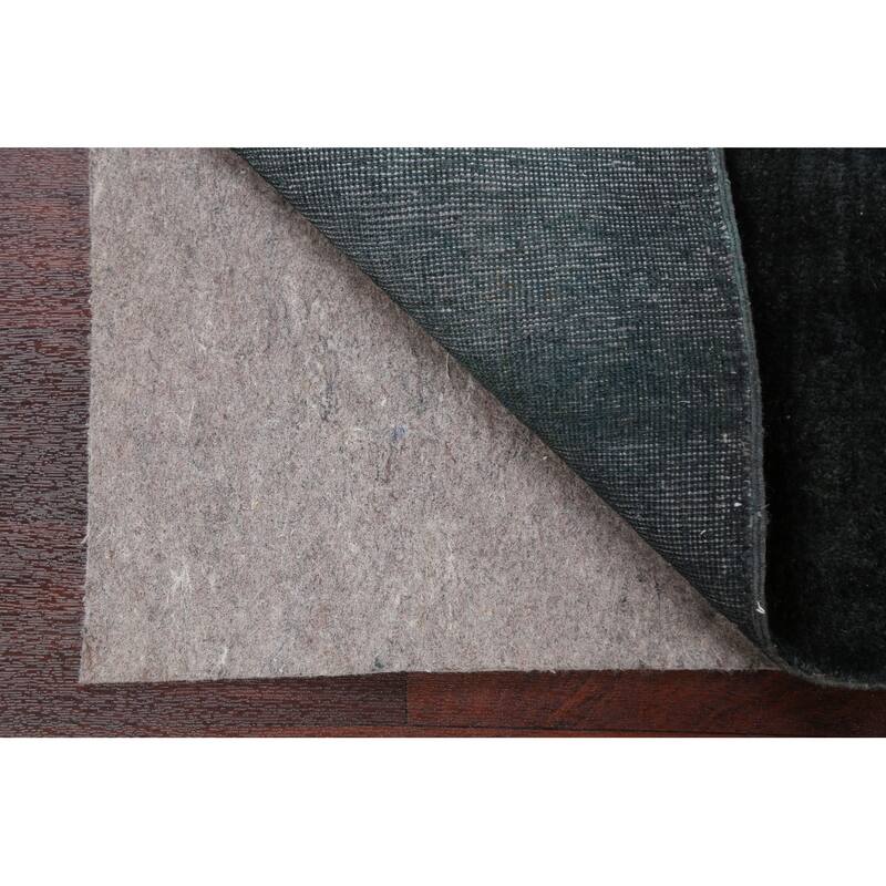 Hand Knotted Oriental 100% Wool Carpet Tribal Contemporary Black Gabbeh (kashkoli) Area Rug - 6' 0'' X 3' 11''