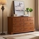 preview thumbnail 11 of 23, Vintage 7 Drawers Wood Dresser Chests, Rustic Dressers Chset Organizer