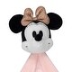 preview thumbnail 2 of 1, Lambs & Ivy Disney Baby MINNIE MOUSE Lovey Pink/White Plush Security Blanket