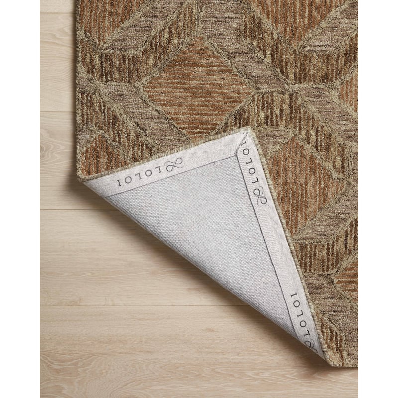 Alexander Home Palazzo Diamond 100% Wool Hand-Tufted Area Rug