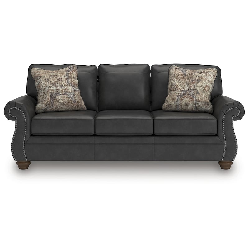 Signature Design by Ashley Shadsburne Black Sofa - 92"W x 38"D x 39"H