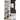 Ashley Furniture Lazabon Black/Gray Bookcase - 23"W x 15"D x 70"H