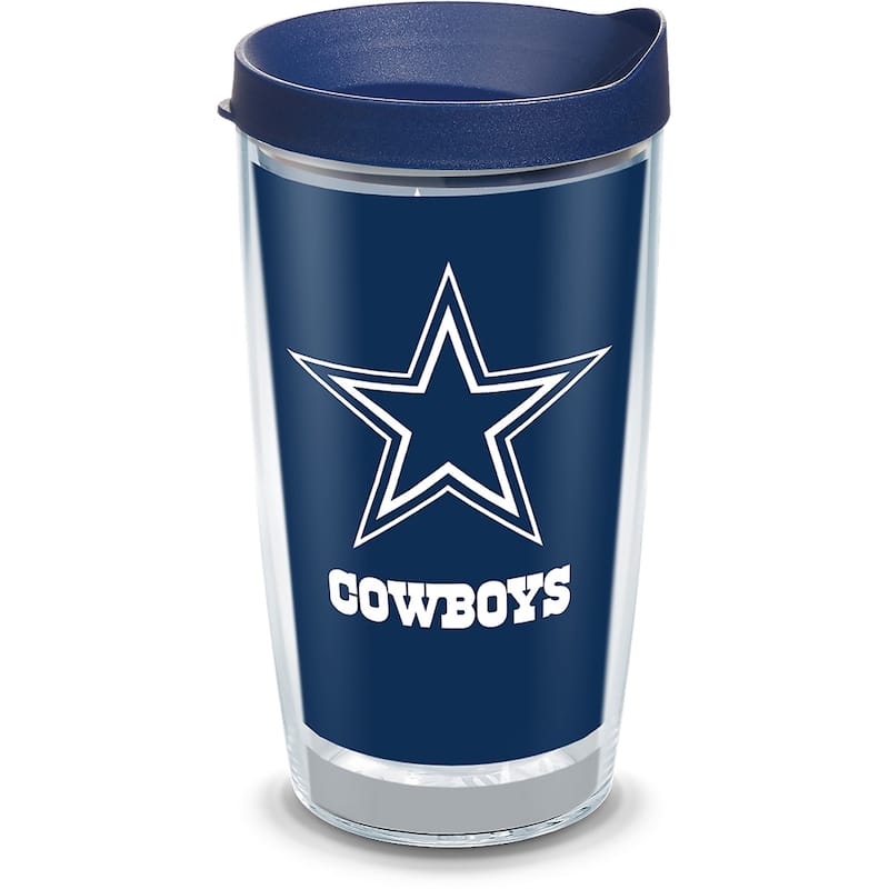 Tervis NFL Dallas Cowboys Touchdown Made in USA Double Walled Insulated Travel Tumbler, Classic - 16oz