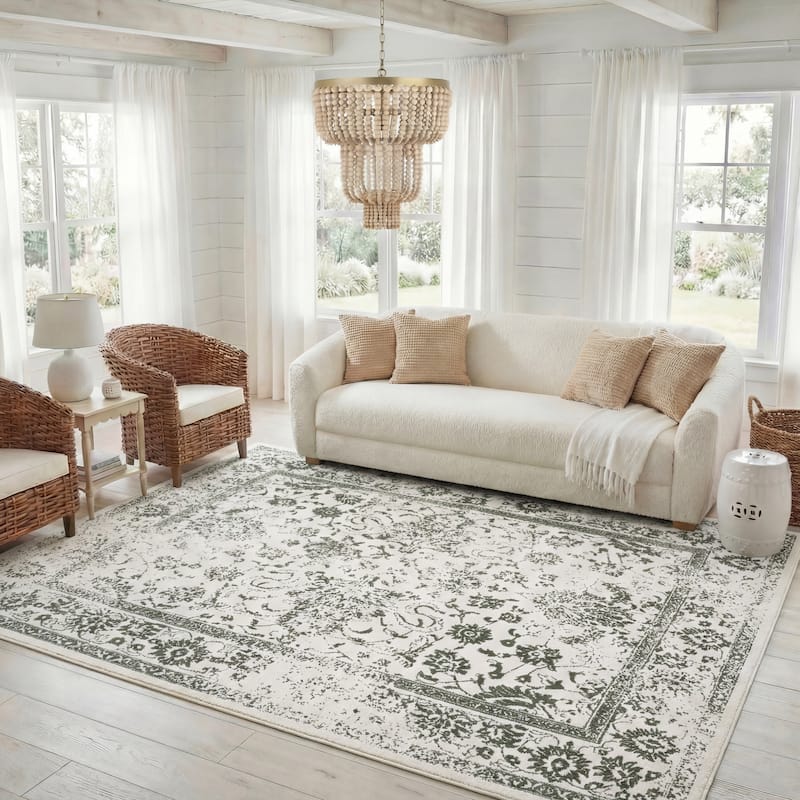 SAFAVIEH Adirondack Riin Rustic Shabby Chic Distressed Rug
