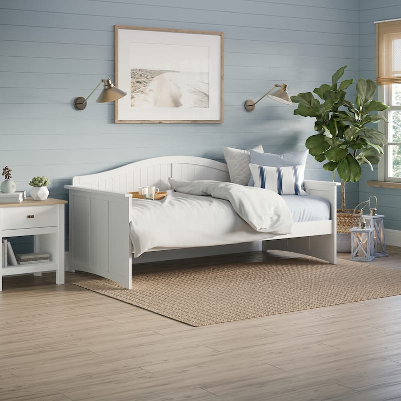 Nantucket Twin Wood Daybed - White