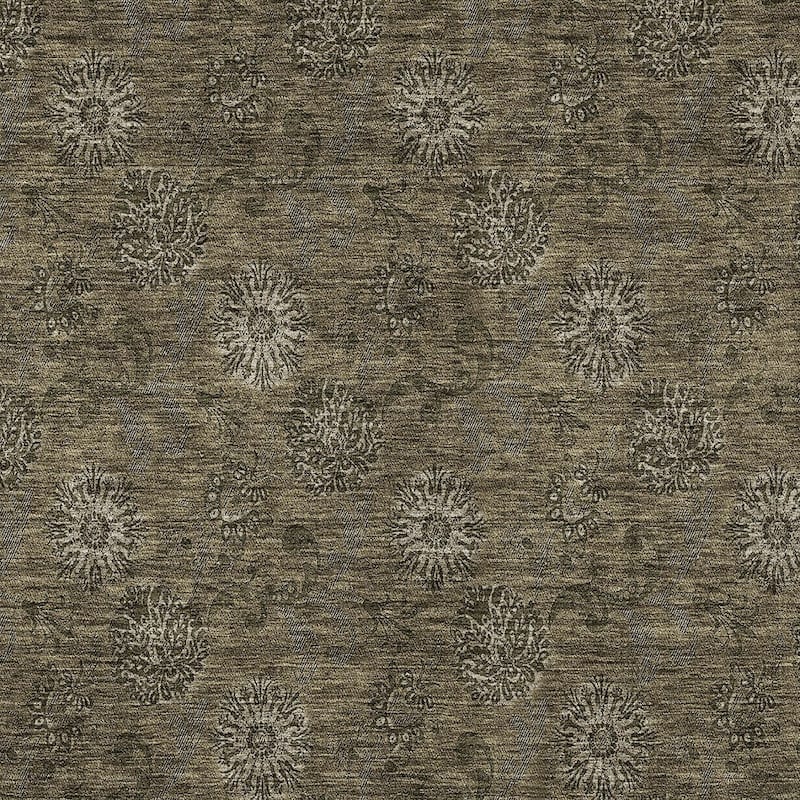 HomeRoots Floral Transitional Rectangle Outdoor Rug