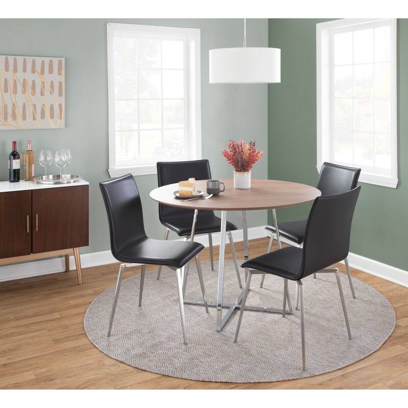 Strick & Bolton Tyra Upholstered Chair with Swivel - Set of 2