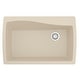 preview thumbnail 9 of 64, Karran Drop-In Quartz Composite 34 in Single Bowl Kitchen Sink with Accessories