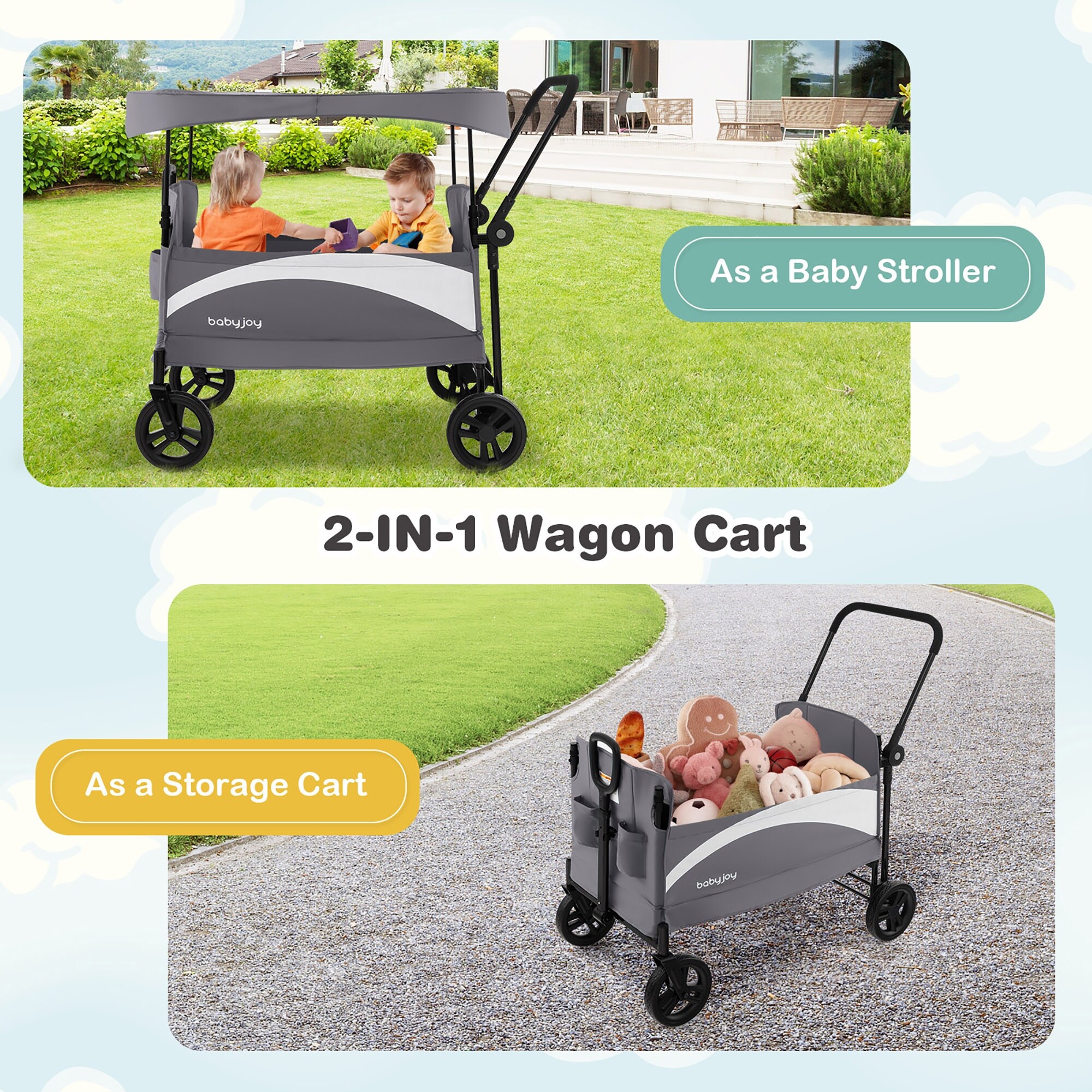 Collapsible baby wagon deals