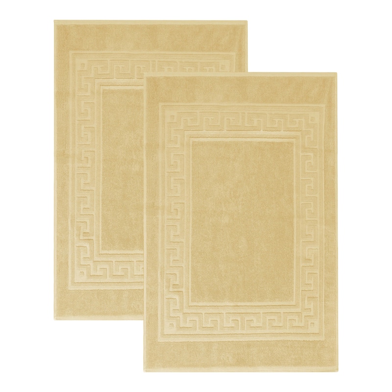 Superior Plush & Absorbent 900 GSM Cotton Bath Mat - (Set of 2)