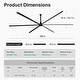 preview thumbnail 34 of 42, 240"/264"/288" HVLS Industrial Ceiling Fan 120V 1-Phase with Aluminum Blades for Warehouse, Factory, Gym, Barn