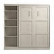 preview thumbnail 21 of 91, Pur Full Murphy Bed with Shelving Unit (84W) by Bestar