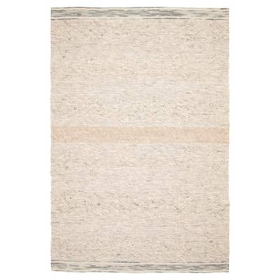 ECARPETGALLERY Braid weave Sienna Khaki Wool Rug - 6'2 x 9'2