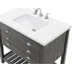 preview thumbnail 28 of 63, Monterey 37-inch Farmhouse Marble Solid Wood Bathroom Vanity