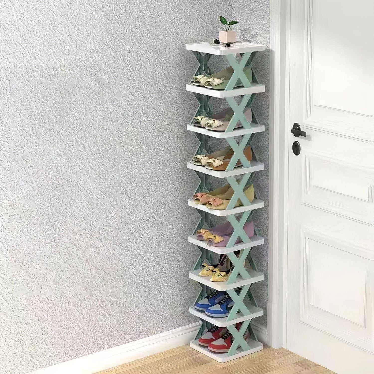 9 tier shop shoe rack