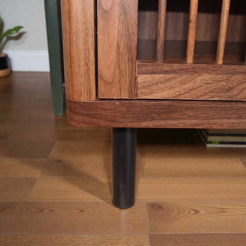 Shoe Cabinet with Shutter Doors, 6 Tier Wooden Shoe Storage Cabinet with Adjustable Shelves for Entryway Hallway