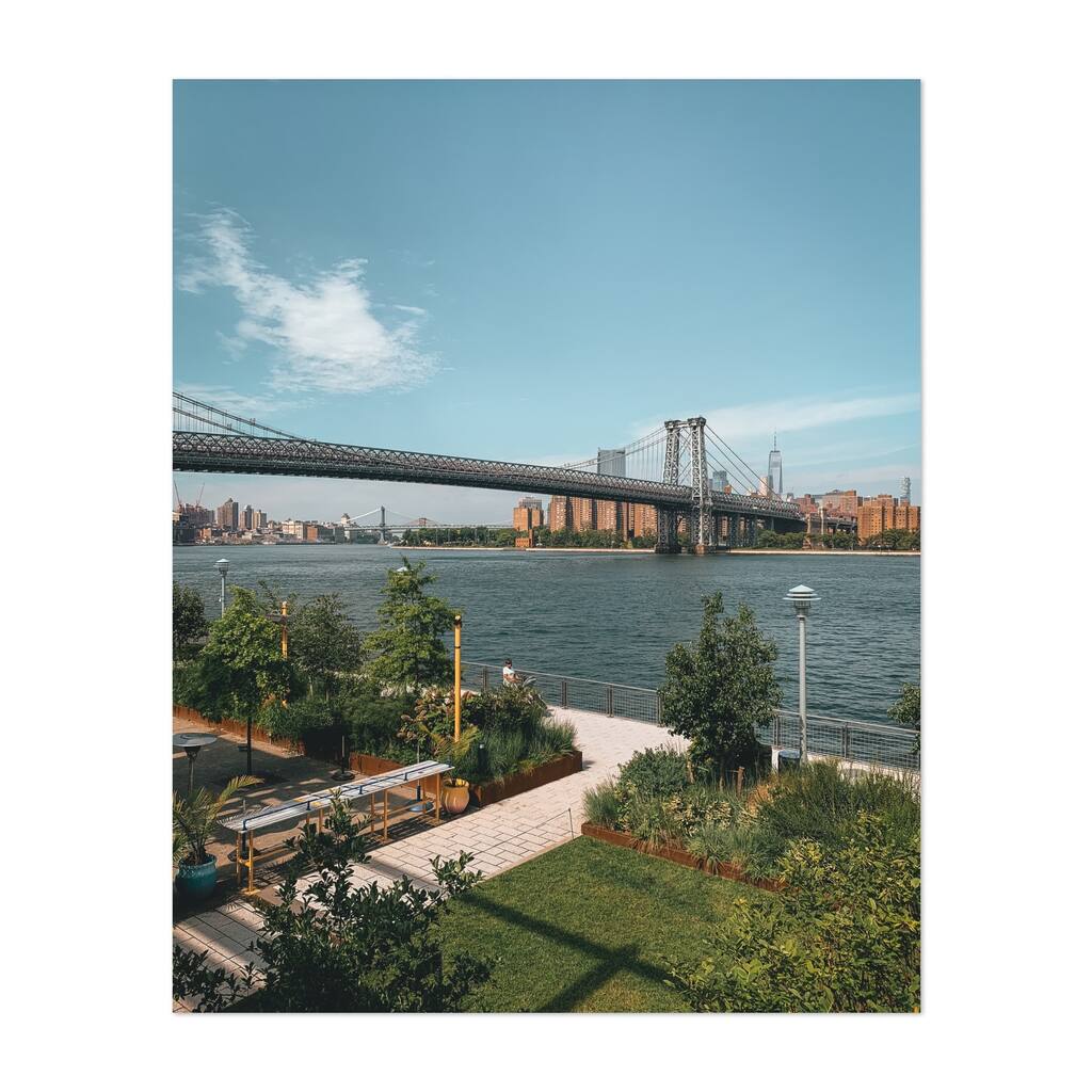 Williamsburg Bridge New York The Williamsburg Bridge Art Print/Poster