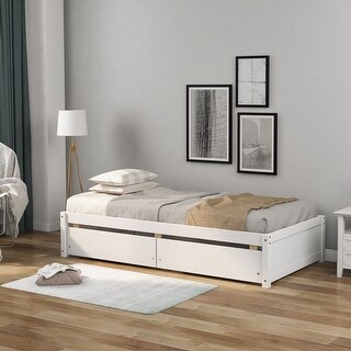 Twin Size Sofa Bed Daybed With Two Storage Drawers Living Room Nap 