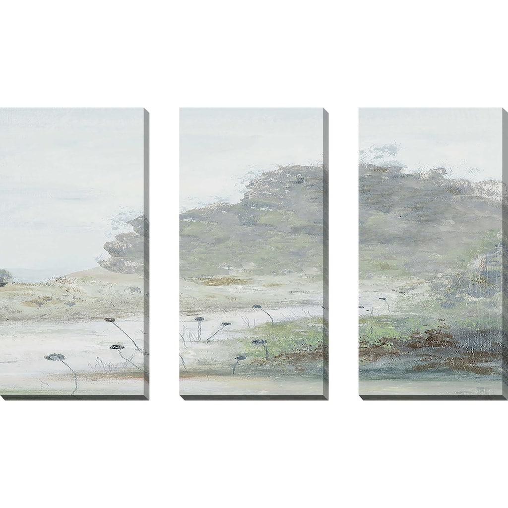 "The Old Home II" 3 Piece Set on Canvas