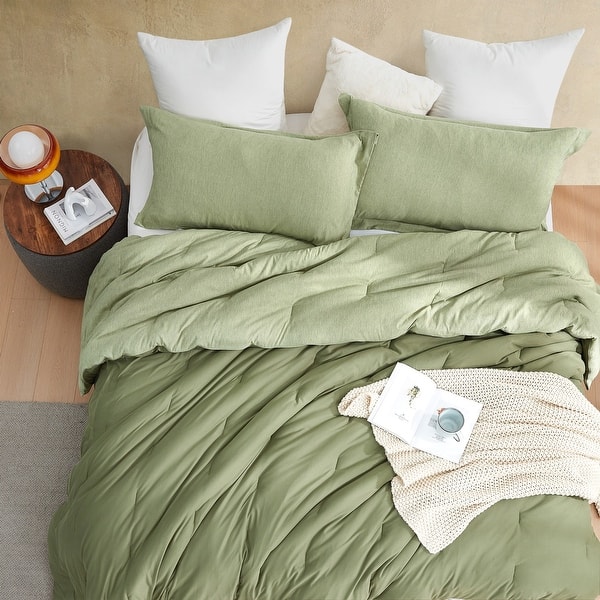 Oversized Cooling Comforter Set - Sage/Military Green - Oversized King