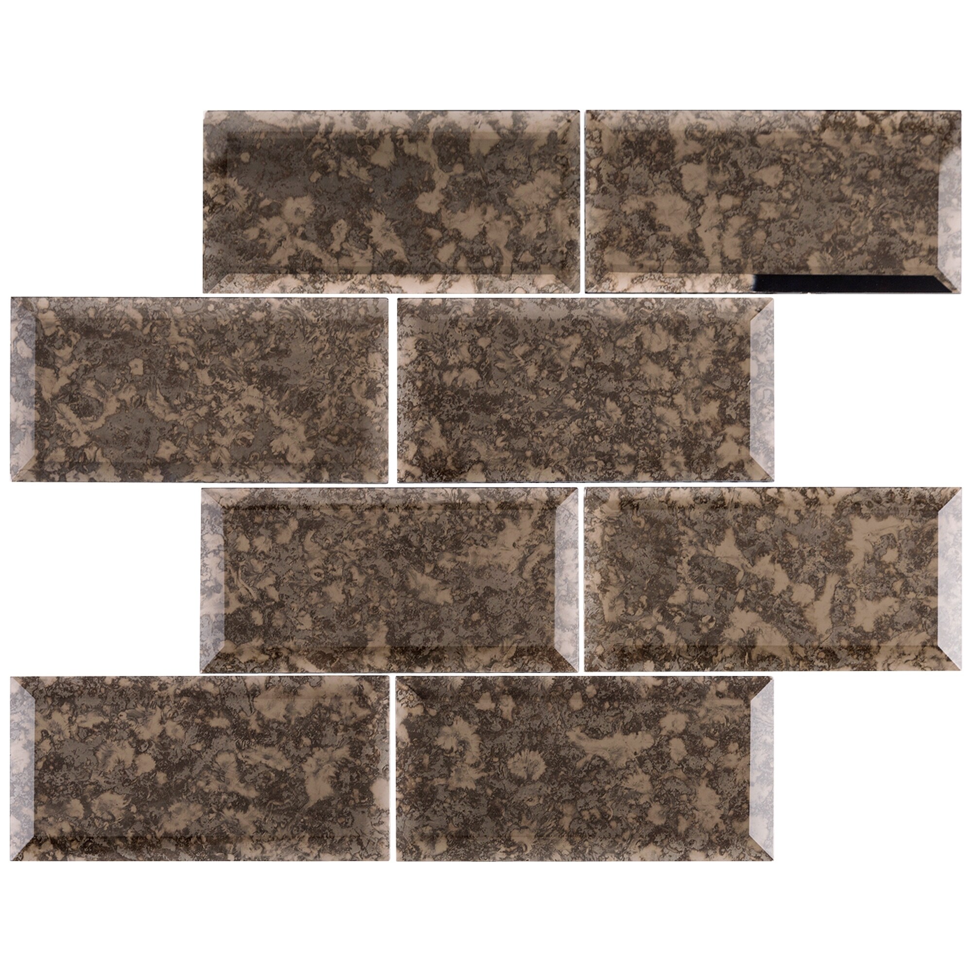 Bronzed Jewelled Glass Mosaic Tile SAMPLE Bronzed Jewelled Glass Mosaic Tile SAMPLE